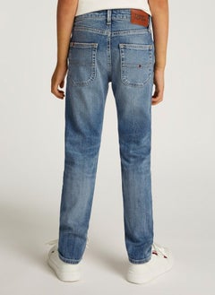 TOMMY HILFIGER Youth Straight Mid Raise Jeans  - Image 2