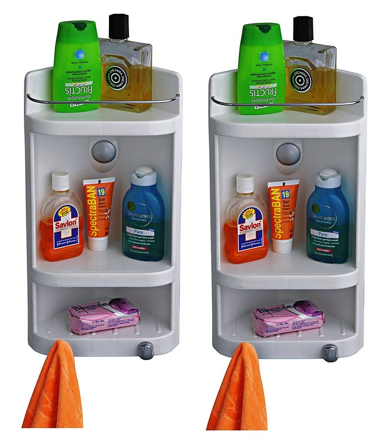 BRANCO Caddy Small Corner Cabinet White Set of 2 BRC701 - Image 1