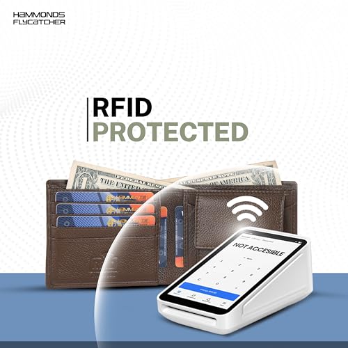 HAMMONDS FLYCATCHER RFID Protected Bi-Fold Wallet for Men Leather Original, Mens Wallet, Leather Wallets for Men, Classic Purse with 4 Card Slots, Coin Pocket, Gift for Mens - Brushwood - Image 3