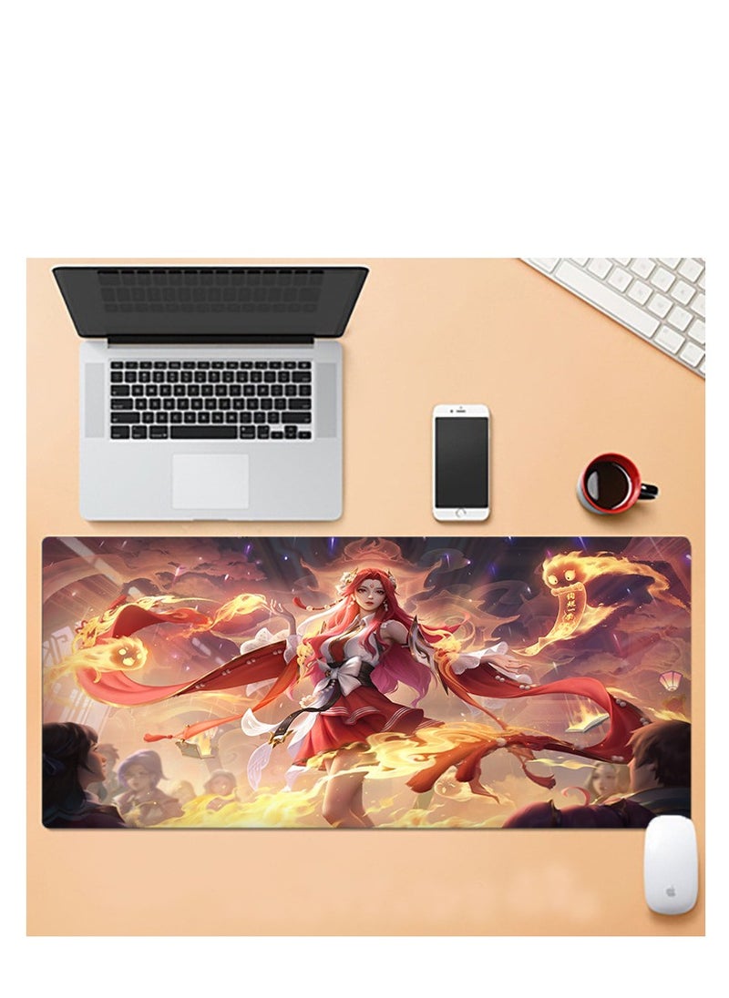 Y&D - Large Mouse Pad Extended Esports Games Gaming Mouse Pad Non-Slip Rubber Base Mouse pad Office Desk Mat Smooth Cloth Surface Keyboard Mouse Pads for Computers 800 X300 X 3mm - Image 1
