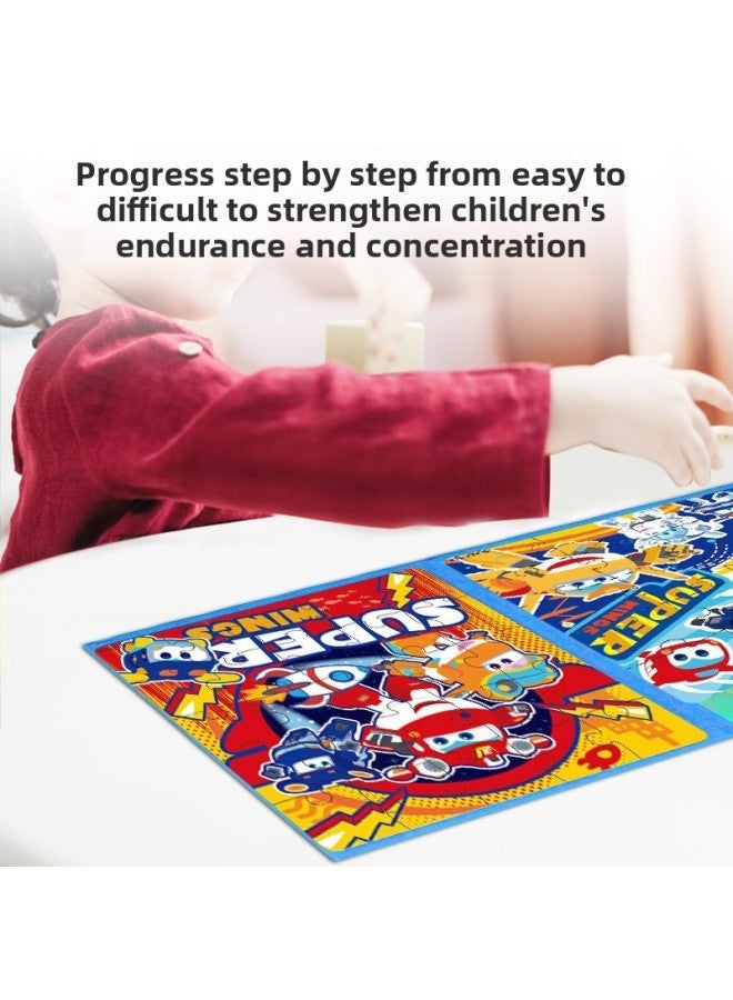 Disney Magnetic Puzzle Children's Educational Magnetic Boys And Girls Early Childhood Education Three-in-One Puzzle Magnetic Toys-Color:Spider-man (3-in-1) - Image 5