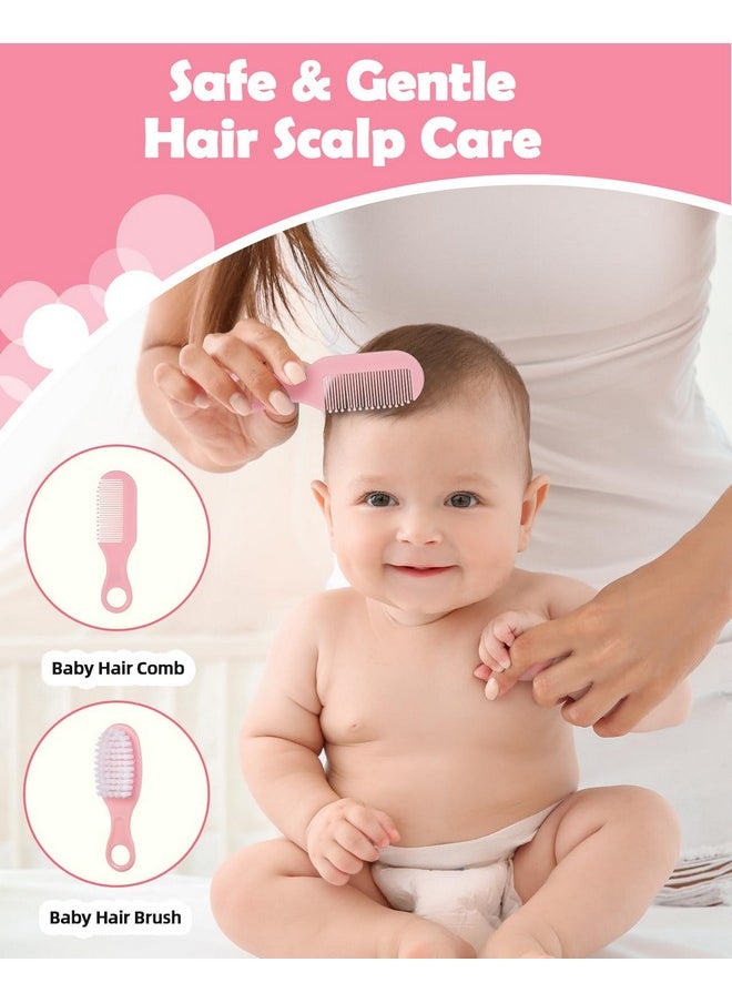 Lictin Rooming And Health Kit, Lictin Nursery Care Kit, Newborn Safety Health Care Set With Hair Brush,Comb,Nail Clippers And More For Newborn Infant Toddlers Baby Girls  - Image 2