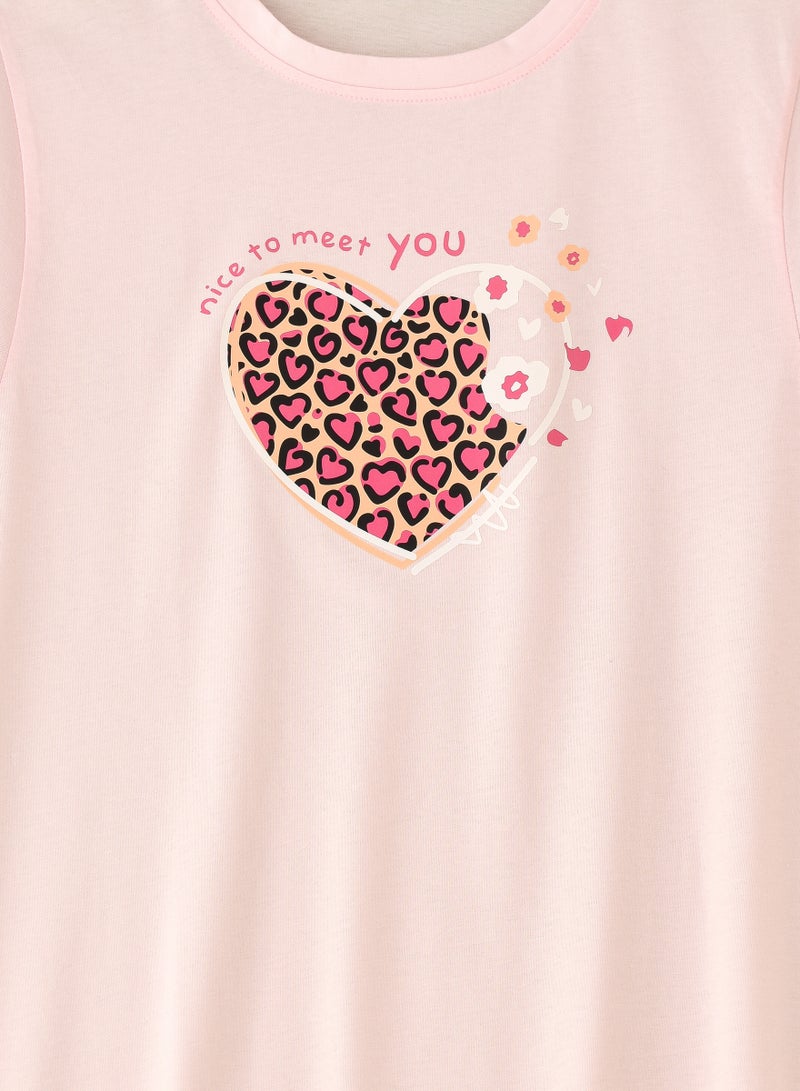 Lacy Dreams LACY DREAMS WOMENS KNITTED SLEEP SHIRT  - Image 3