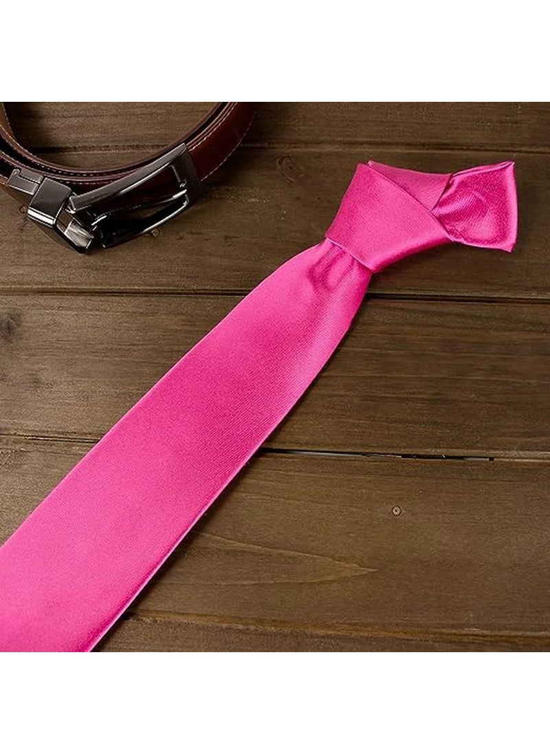 Trenderrs Men's Satin Tie and Handkerchief Set Men's Tie  - Image 1