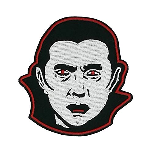 Cute-Patch 3.5" Count Dracula Embroidered Iron on sew on Patch Vampire Monster Munsters Bela Lugosi - Image 1