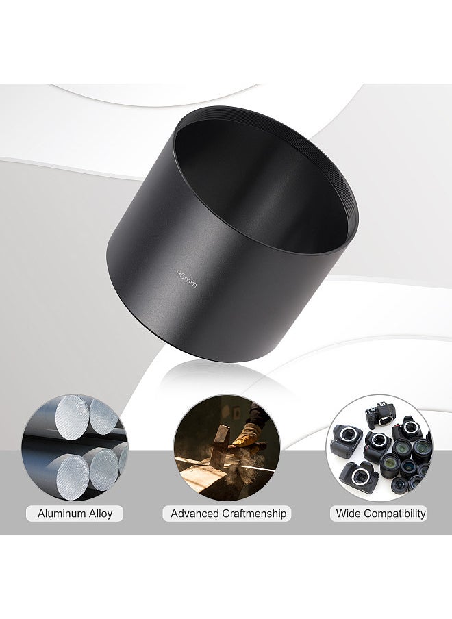 Generic 95mm Metal Lens Hood 78mm x 95mm Screw Aluminum Alloy for Camera Lens with 95mm Filter Thread Compatible with Canon Sony Nikon And Other Cameras  - Image 5