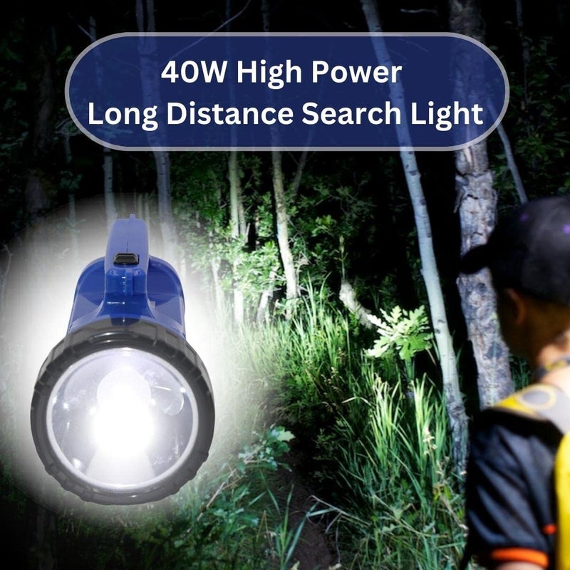 Akari Akari 5501S Long Range tub Light Torch 14 Bright SMD Emergency with MultiFunctional Rechargeable Handheld Torch Flash Light Fog Light - Image 2