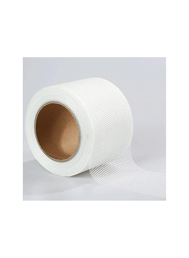 PROMASS promass Drywall Repair Fiberglass Tape: 4” x 100 Feet Industrial Grade Extra Strength Fiber Mesh, Heavy Duty SelfAdhesive Tape for Seam Patch and Wall Crack Repair, White  - Image 5
