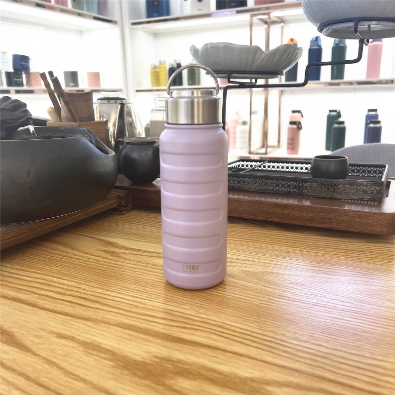 Portable Student Caterpillar Thermos 360ml purple 