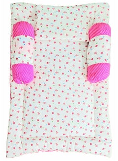 Brandonn Gift Pack Of Cotton New Born Baby Bedding With 3 Pillow Set  - Image 2