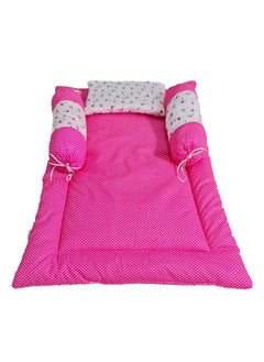 Brandonn Gift Pack Of Cotton New Born Baby Bedding With 3 Pillow Set  - Image 5