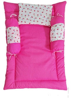 Brandonn Gift Pack Of Cotton New Born Baby Bedding With 3 Pillow Set  - Image 4