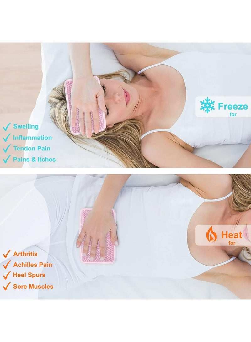 CMGTYYD Gel Ice Bag, Gel Beads Hot & Cold Pack with Strap, Reusable Compress for Pain Relief, for Knee, Shoulder, Neck, Ankle, Back & More for Cooling or Hot Compress(Pink, 1Pack)  - Image 4