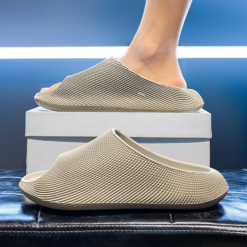 Dropshipping Eva Slippers For Men 2026 Style Indoor Bathroom Non-Slip Outdoor Thick-Soled Slippers With A Stepping-On-Clouds Feel - Image 4