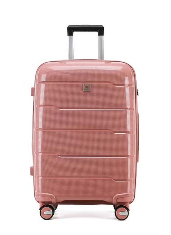 Reflection - REFLECTION Jaguar Hard Luggage PP Trolley Bag with 4 Spinner Wheels and TSA Lock  R.GOLD  77CM - Image 1