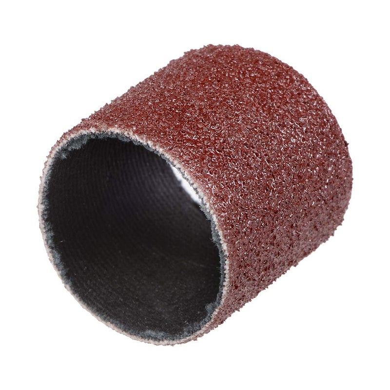 uxcell 1 Inch x 1 Inch Sanding Sleeves 80 Grits Sandpapers Band Drums 10 Pcs - Image 2