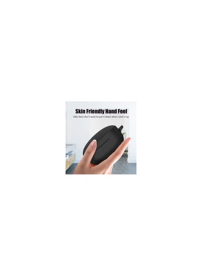 Silicone Carrying Case Compatible with Anker Soundcore Life P2 Mini, Scratch-Resistant Portable Cover with Climbing Ring (Black)  - Image 3