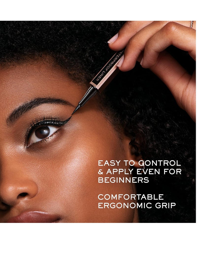 LANCOME Idôle Ultra-Precise Felt Tip Waterproof Liquid Eyeliner for 24Hr Smudge-Resistant Wear Glossy Black - Image 2
