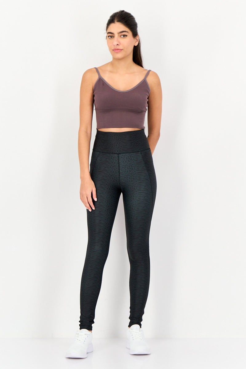Reebok Women Sportswear Fit Training Leggings, Black - Image 2