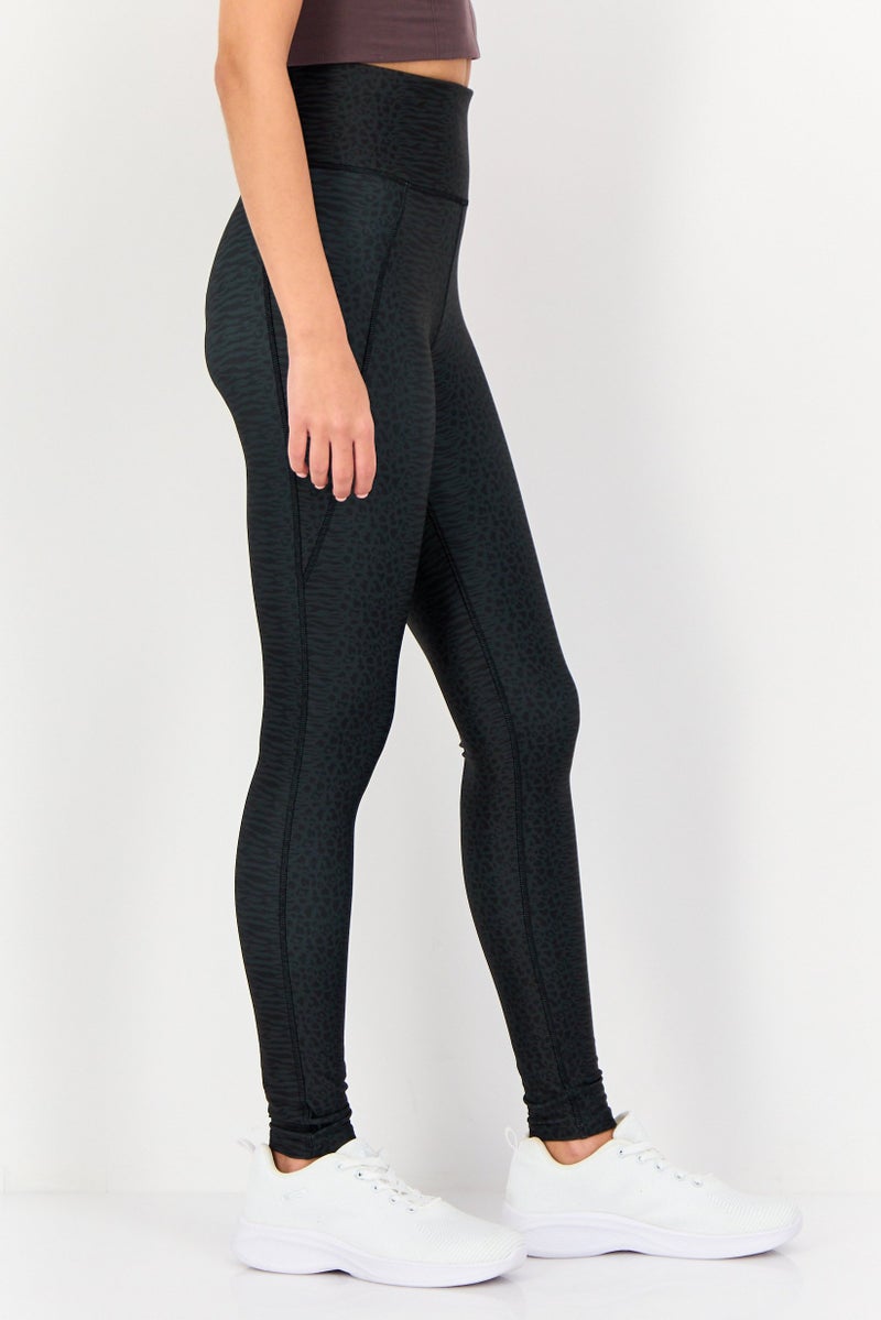 Reebok Women Sportswear Fit Training Leggings, Black - Image 3