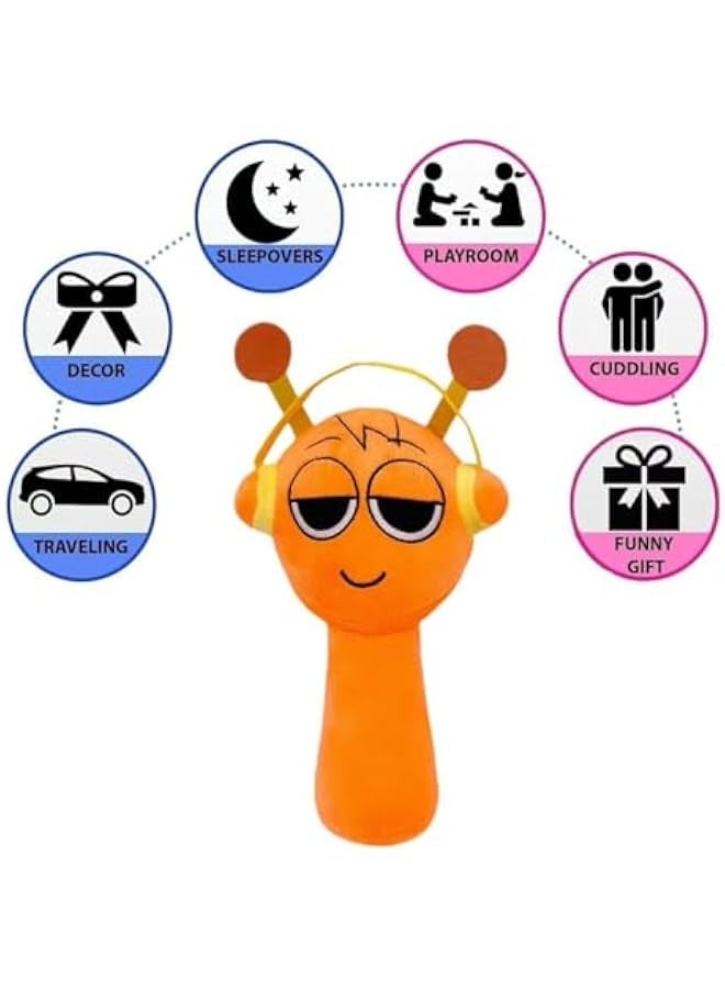 general Sprunki Plush Toy - Cartoon Game Plush Toy, New Game Plush Doll, Realistic Cute Soft Stuffed Animal Doll Pillow Game Fan Boy Girl Children (I/1) - Image 2