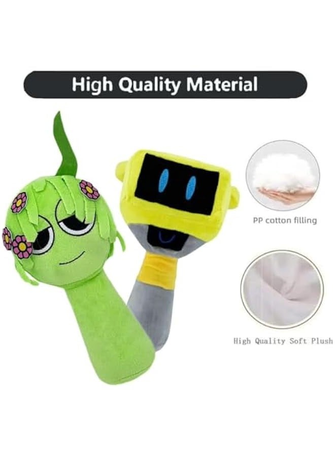 general Sprunki Plush Toy - Cartoon Game Plush Toy, New Game Plush Doll, Realistic Cute Soft Stuffed Animal Doll Pillow Game Fan Boy Girl Children (I/1) - Image 4