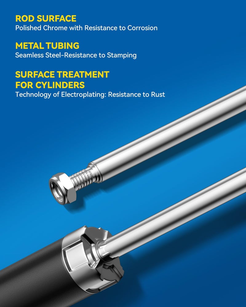 PHILTOP Rear Struts Shock for Focus 2012-2018, Shock Absorber 5645 * 2, Struts with Coil Spring SAA854 2 Pcs - Image 5