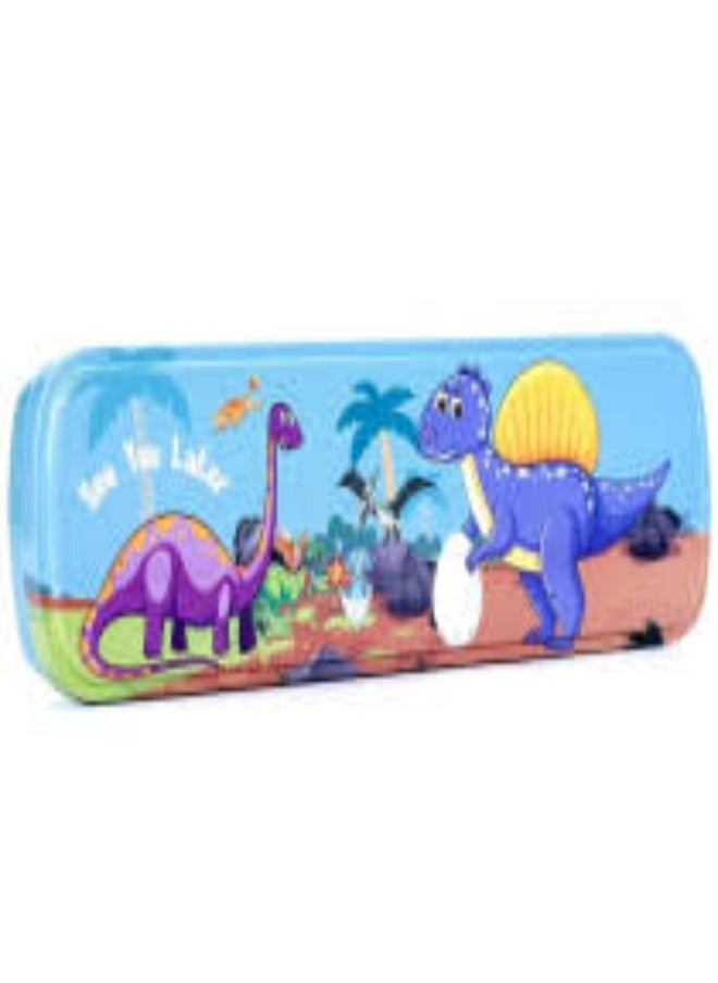Eazy Kids Eazy Kids - Pencil Box - Dino Blue 