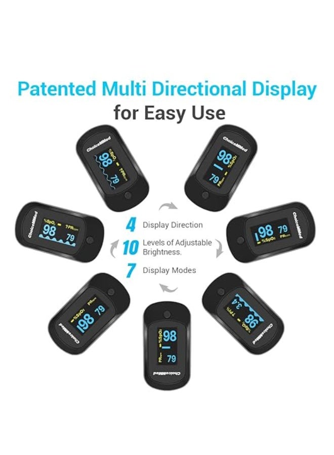 جهاز قياس الأكسجين ونبضات القلب الرقمي (موديل MD300CN310) - جهاز احترافي عالي الدقة لقياس تشبع الأكسجين (SpO2) - سهل الاستخدام والحمل - Image 3