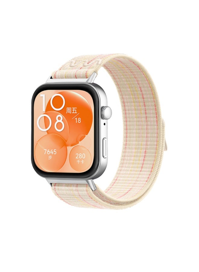 Nylon Woven Watch Straps, Suitable For Huawei Fit 3/ Fit 4/ Fit 4 pro , Waterproof, Breathable and Adjustable Sports Watch Straps - Image 4