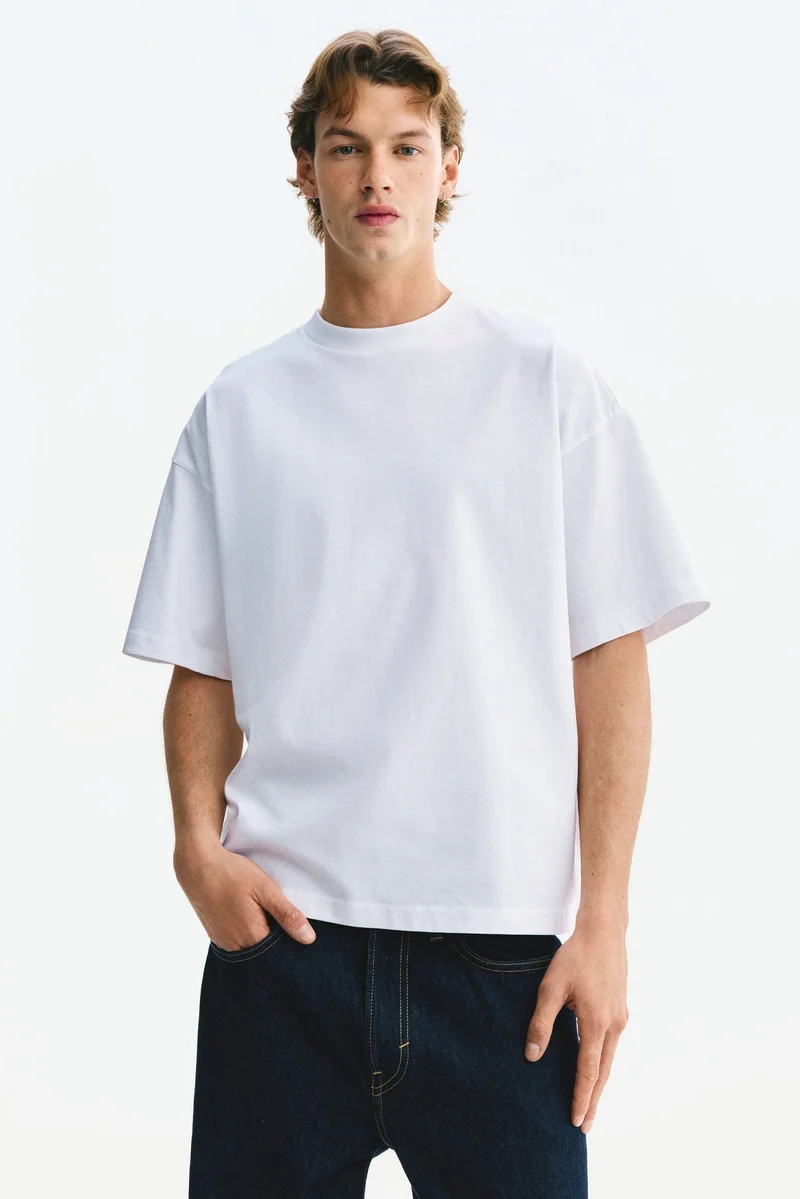 H&M Oversized Fit Cotton T-shirt
