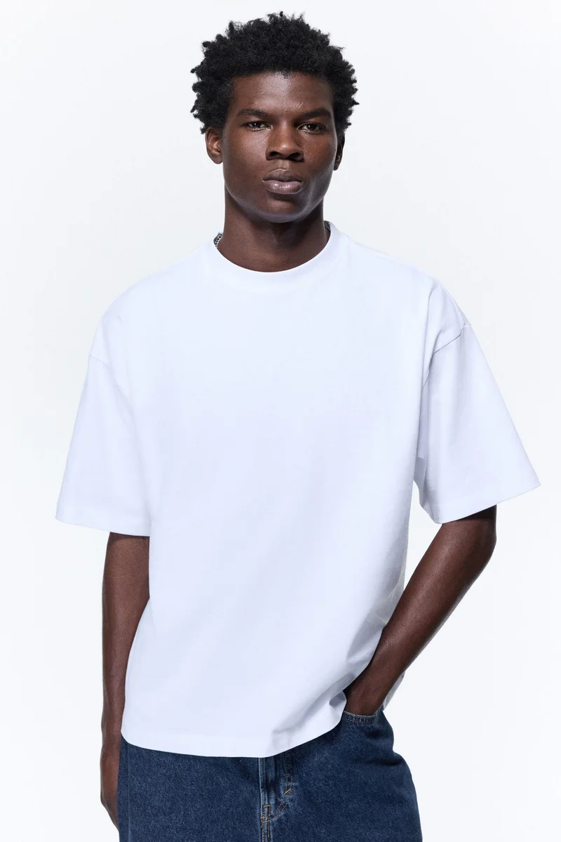H&M Oversized Fit Cotton T-shirt