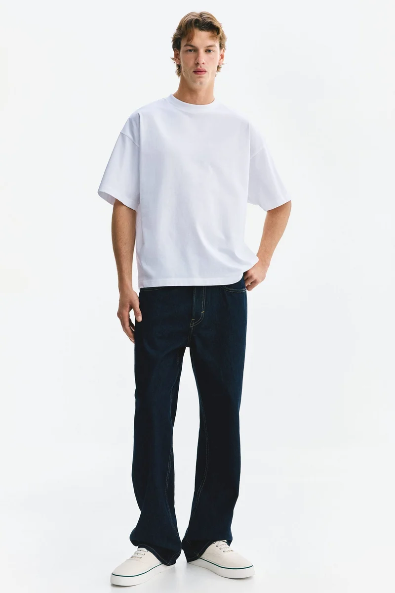 H&M  Oversized Fit Cotton T-shirt for Men | Best Price UAE