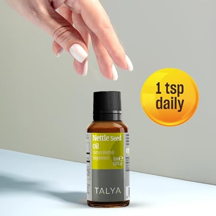 TALYA Nettle Seed Oil 0.67 fl.oz - Stinging Nettle - Liquid Drops - Dietary Supplement - | Non-GMO | Vegan | Gluten Free - Image 2