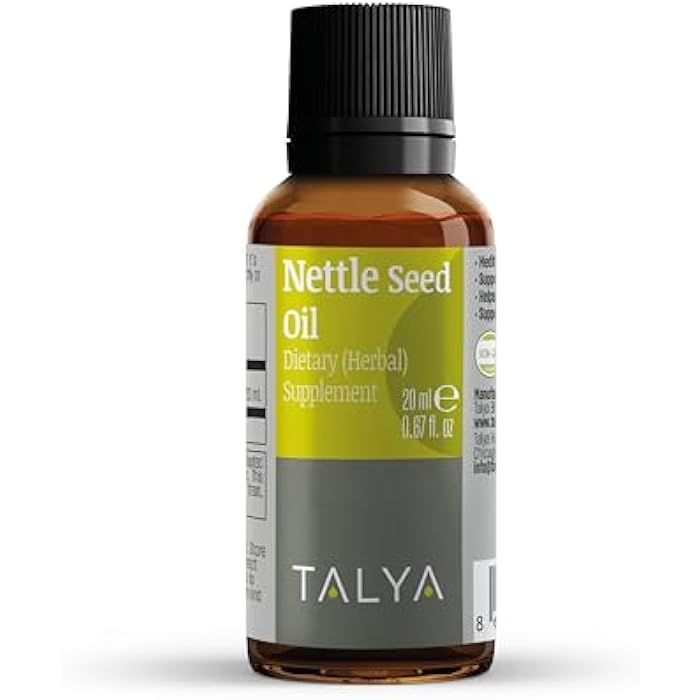 TALYA Nettle Seed Oil 0.67 fl.oz - Stinging Nettle - Liquid Drops - Dietary Supplement - | Non-GMO | Vegan | Gluten Free - Image 1