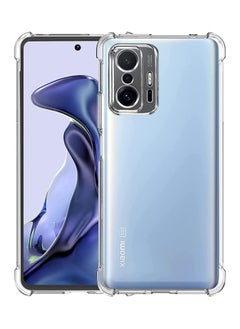 Generic Case Compatible with Xiaomi 11T Pro Crystal Clear Anti Scratch Shock Absorption Cover Case Hd Clear Tpu Precise Cutouts and Slim Fit Transparent Cover 6.67 inch (TPU)  - Image 1