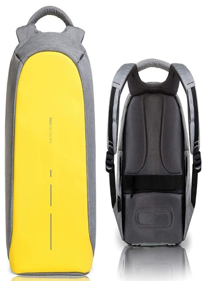 XDDesign XD Design 13 LTR Grey Anti Theft Compact Yellow Laptop Backpack with Rain Cover (Yellow) - Image 2