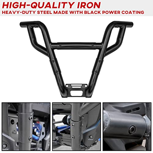 SAUTVS Sport Front Bumper for Teryx KRX 1000 Trail Edition, Black Bumper Protector Headlight Guard for Kawasaki Teryx KRX KRX4 1000 2020-2025 Accessories, Replace #99994-1301 - Image 5