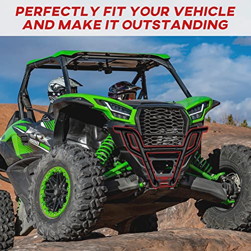 SAUTVS Sport Front Bumper for Teryx KRX 1000 Trail Edition, Black Bumper Protector Headlight Guard for Kawasaki Teryx KRX KRX4 1000 2020-2025 Accessories, Replace #99994-1301 - Image 4