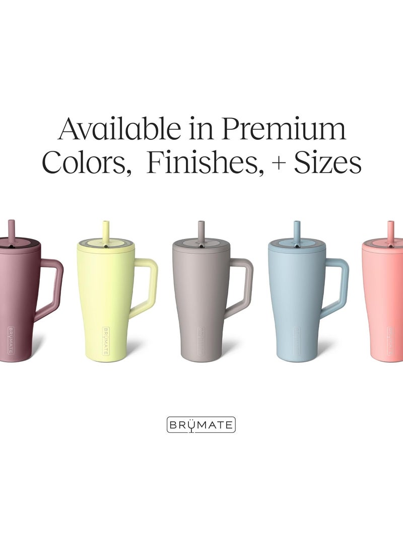 BruMate Era 40 oz Tumbler with Handle and Straw | 100% Leakproof Insulated Tumbler with Lid and Straw | Made of Stainless Steel | Cup Holder Friendly Base | 40oz (Lilac Dusk) - Image 3