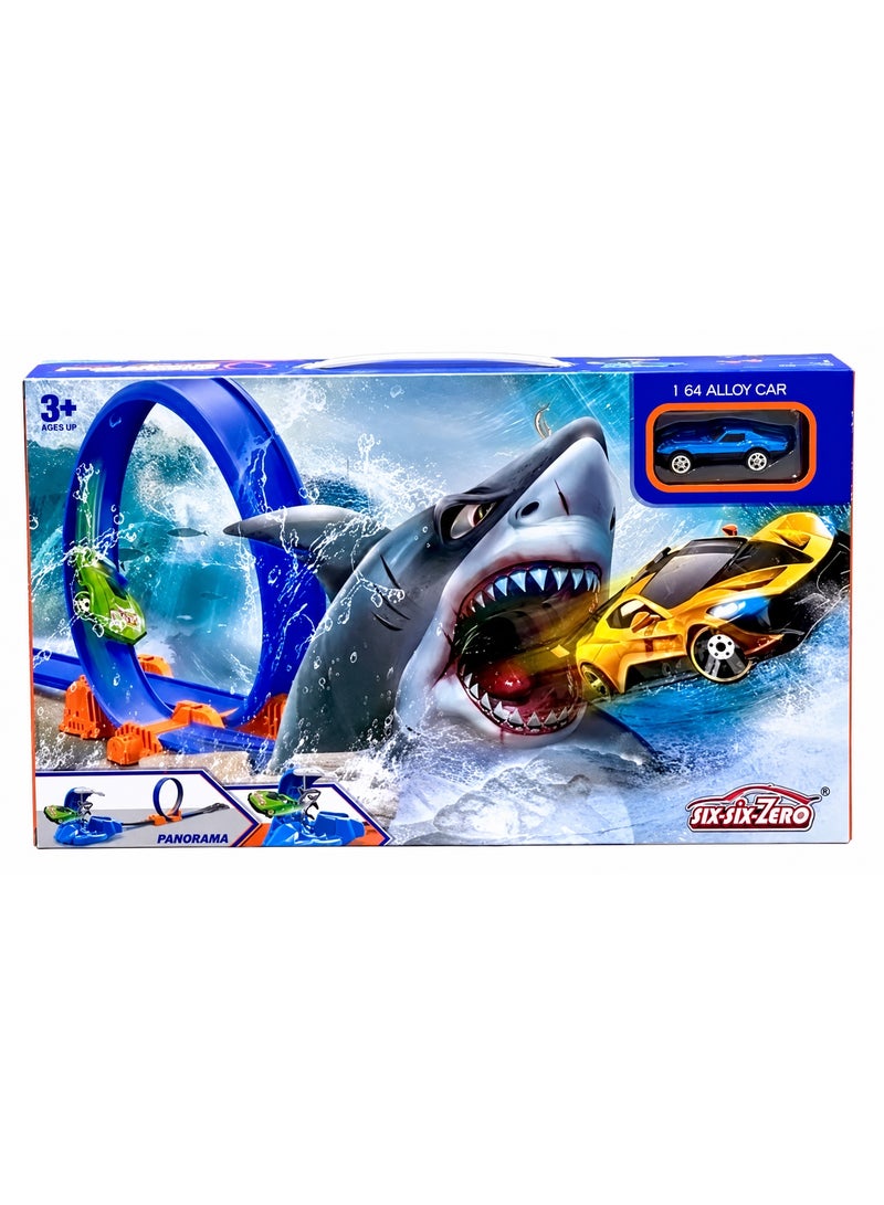 Vehicle Playset for Kids, Shark Track, Toys for Boys - Image 1
