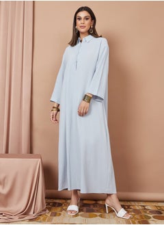 Placket Collared Jalabiya