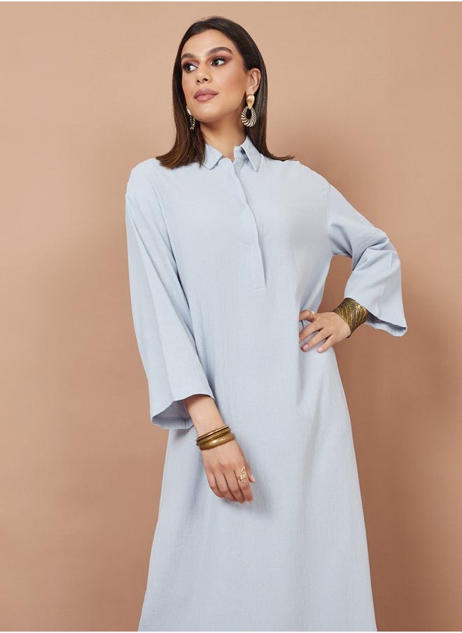 Styli - Placket Collared Jalabiya - Image 1