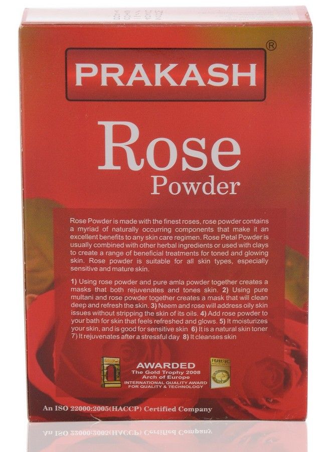 PRAKASH The Face Pack Combo 500Gm(Multani Mitti 100Gm Orange Powder 100Gm Neem Powder 100Gm Rose Powder 100Gm Aloe Vera Powder 100Gm)  - Image 5