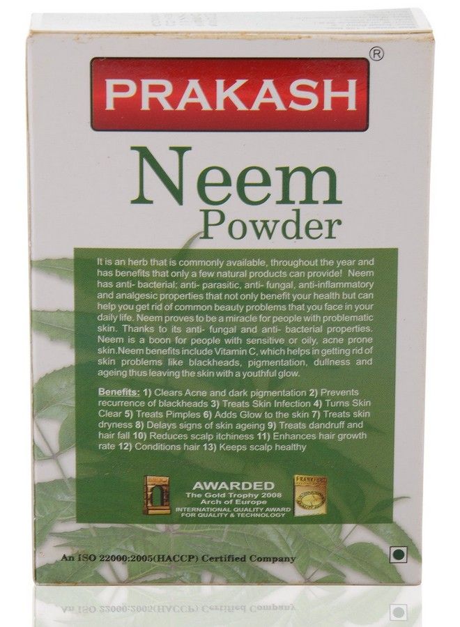 PRAKASH The Face Pack Combo 500Gm(Multani Mitti 100Gm Orange Powder 100Gm Neem Powder 100Gm Rose Powder 100Gm Aloe Vera Powder 100Gm)  - Image 4
