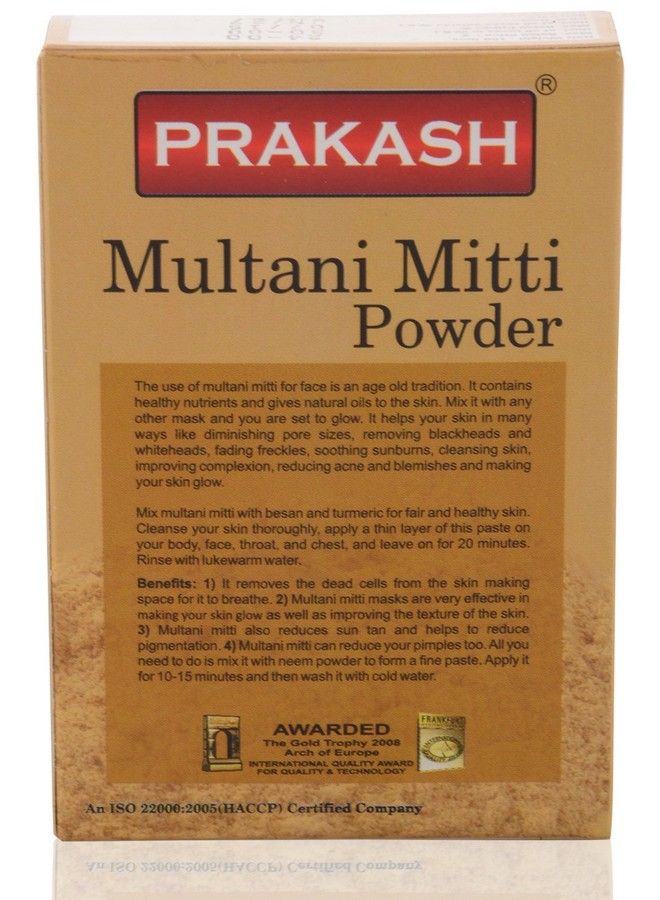 PRAKASH The Face Pack Combo 500Gm(Multani Mitti 100Gm Orange Powder 100Gm Neem Powder 100Gm Rose Powder 100Gm Aloe Vera Powder 100Gm)  - Image 2