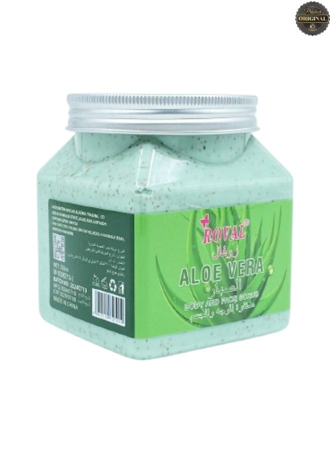 ROVAL 3 Pieces Aloe Vera Body And Face Scrub  - Image 2