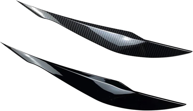 DEMULAX Carbon Look Headlight Eyebrow Trim for BMW 3 Series - Image 2