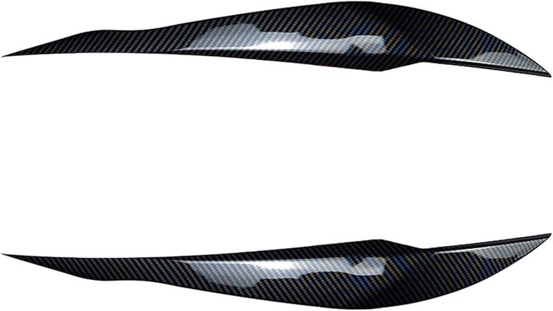 DEMULAX Carbon Look Headlight Eyebrow Trim for BMW 3 Series - Image 1