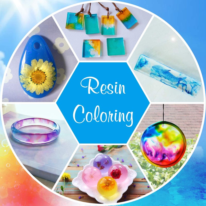 Limino UV Resin - Improved 100g Crystal Clear Ultraviolet Curing Epoxy Resin for DIY Jewelry Making, Casting & Coating - Hard UV Glue Solar Cure Sunlight Activated Resin for DIY Resin Mold, Craft Decoration - Image 5
